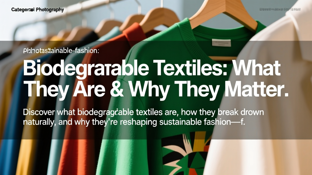 Biodegradable Textiles: What They Are & Why They Matter