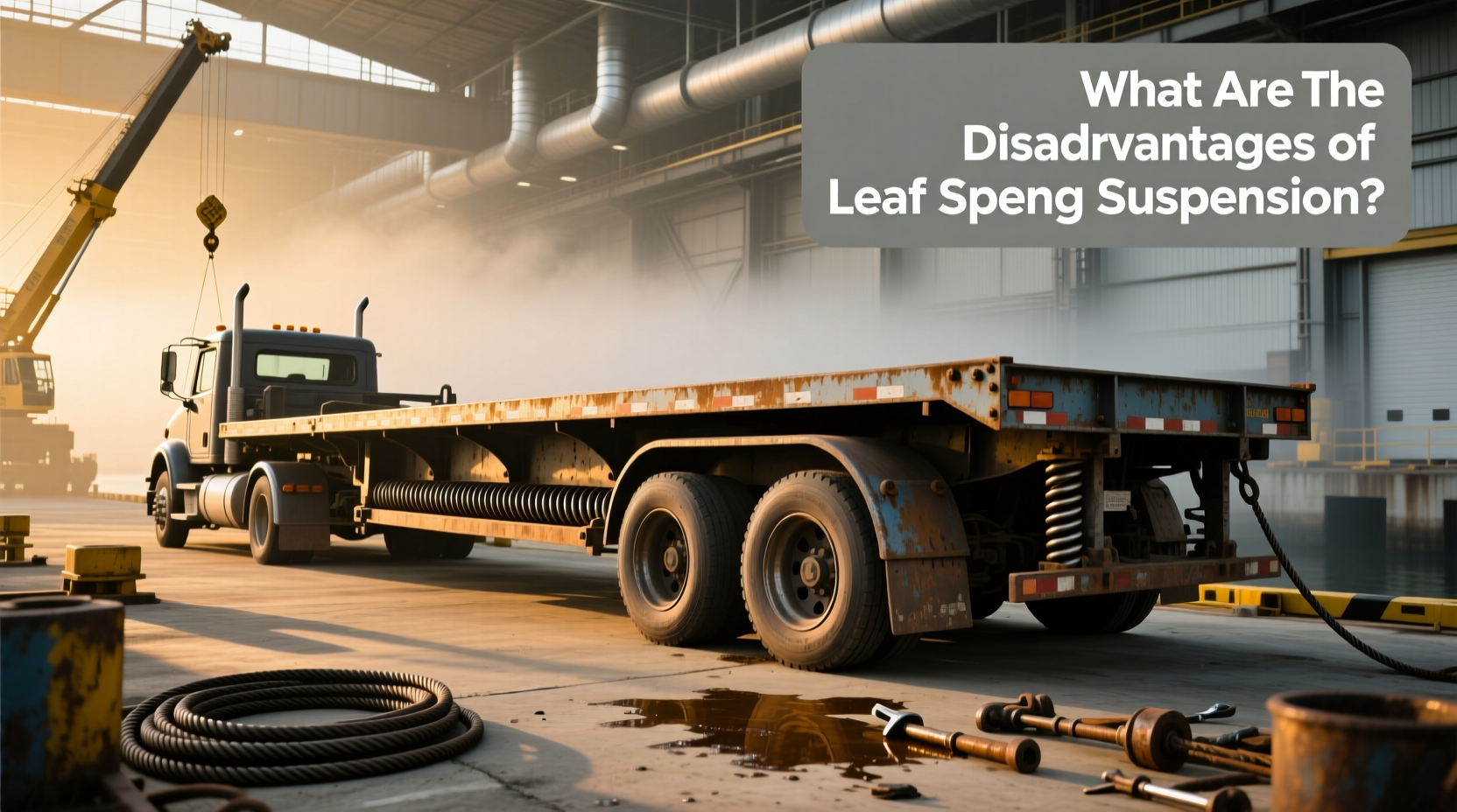 How to Choose Lowboy Trailer Leaf Spring Suspension: Disadvantages & Buying Guide