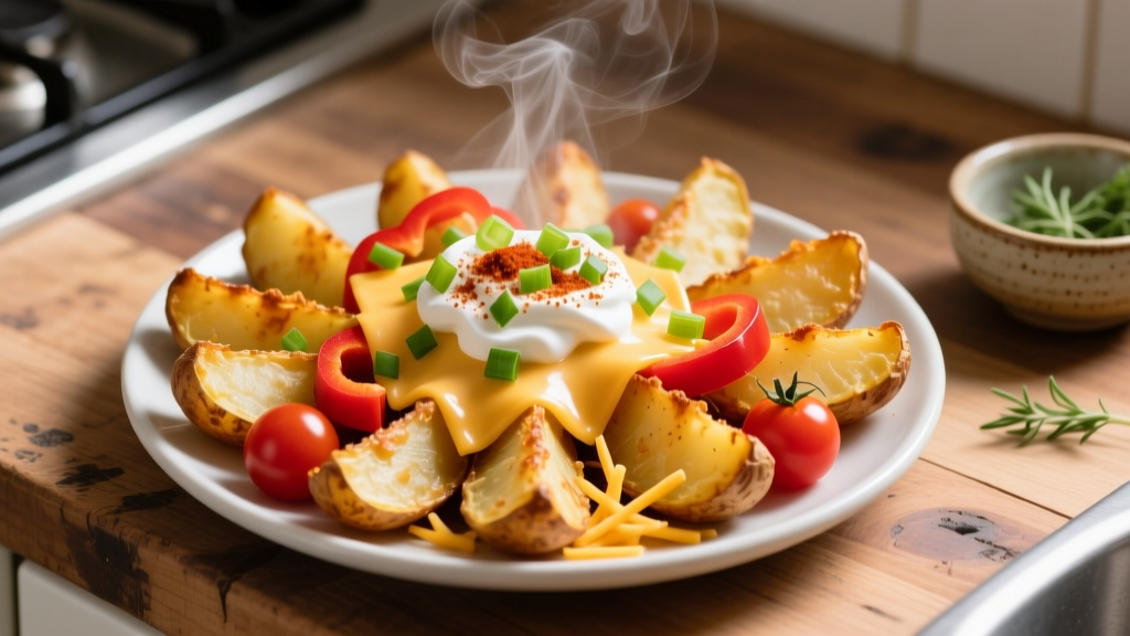 Air Fryer Loaded Potato: Crispy, Healthy & Easy