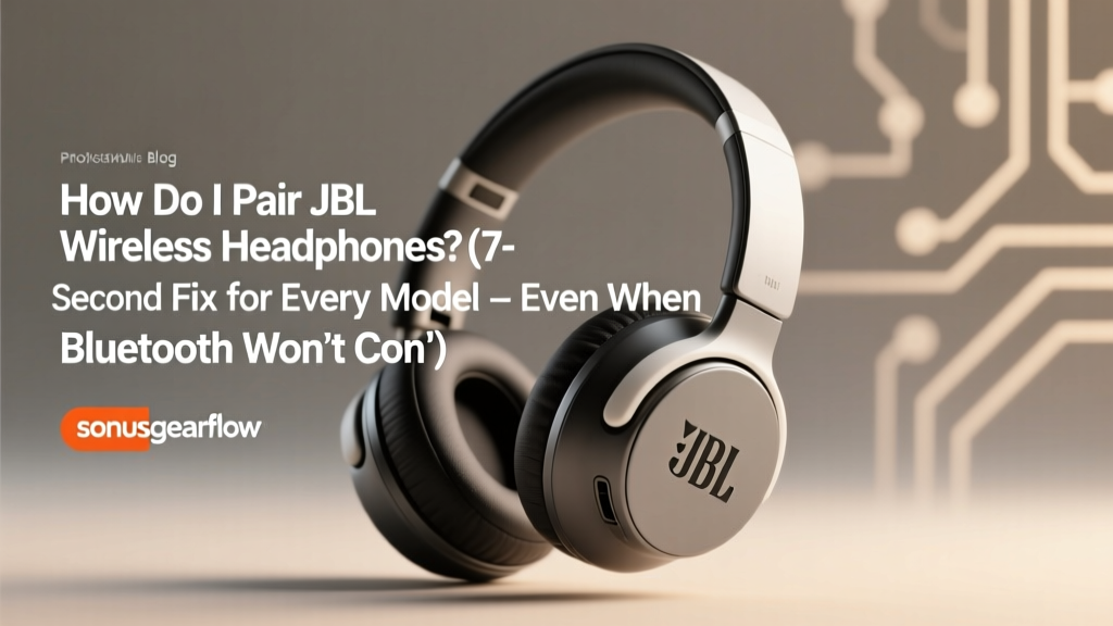 How Do I Pair Jbl Wireless Headphones (2026)