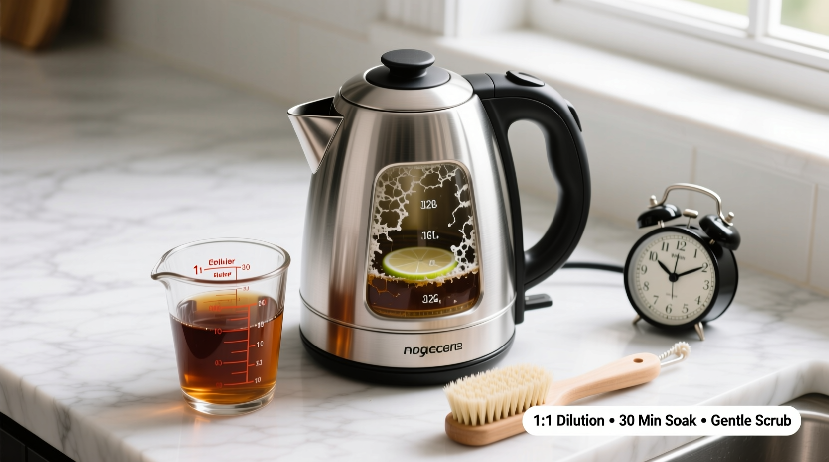 is fermented apple cider vinegar effective for limescale