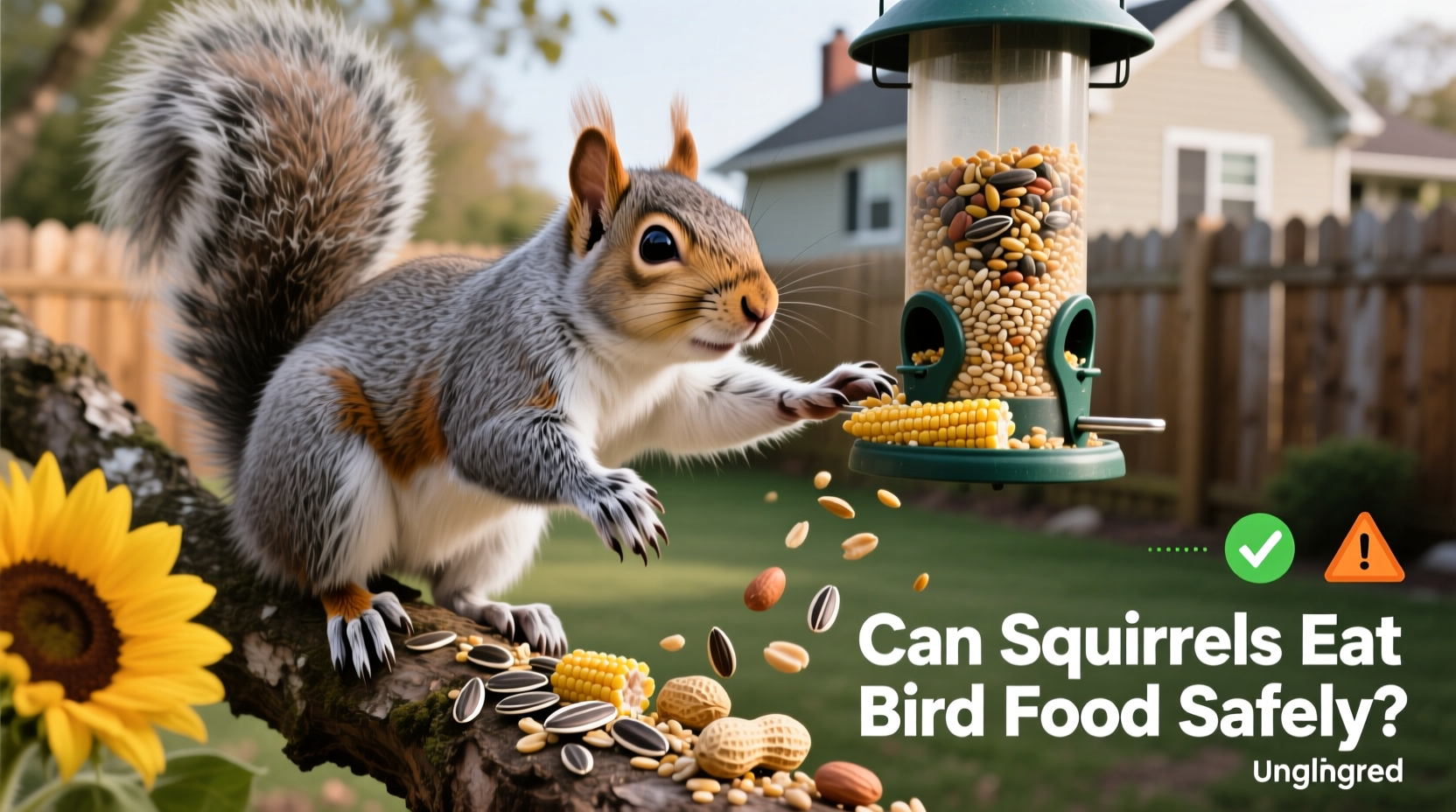Can Squirrels Eat Bird Food Safely?