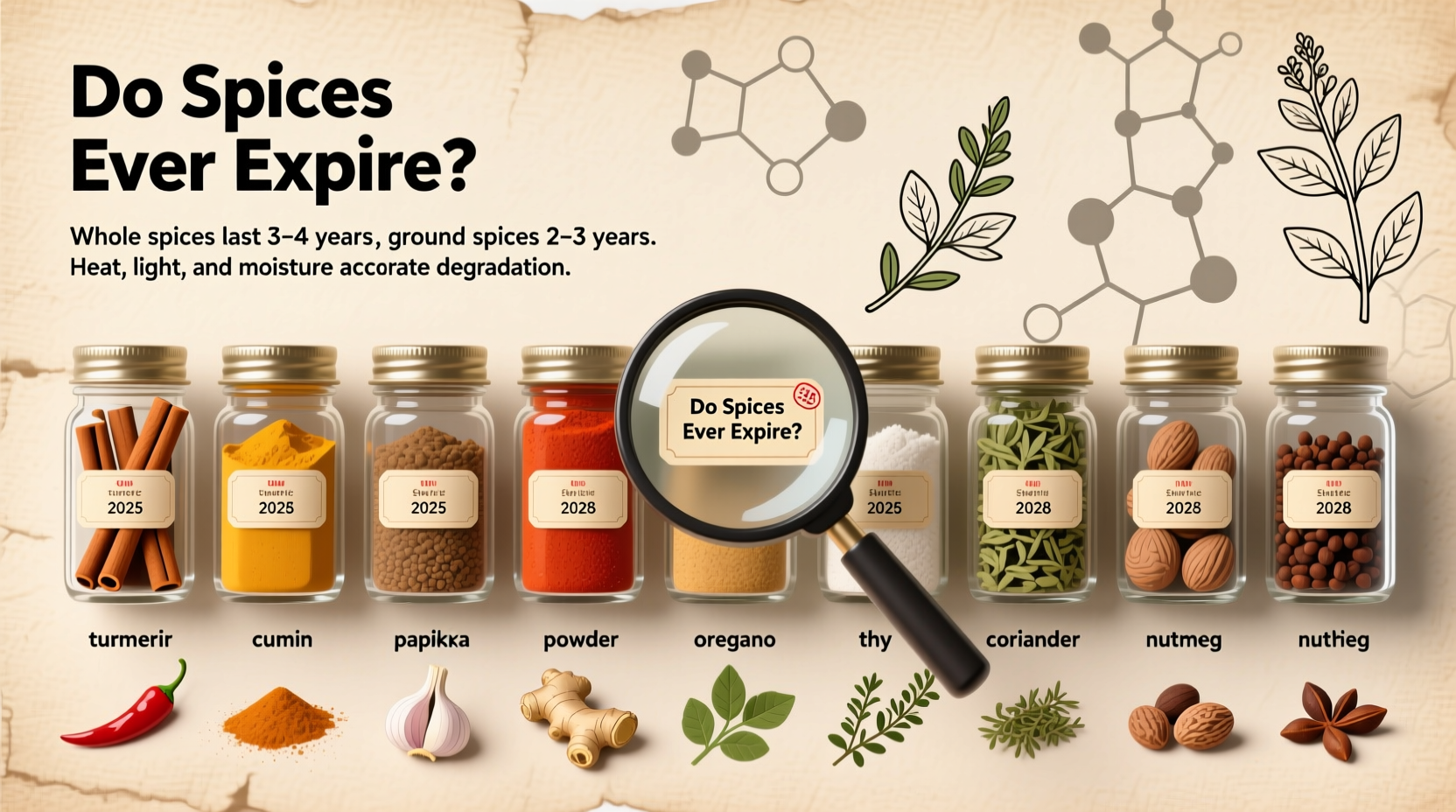 Verfallen Gewürze? Die Wahrheit über Haltbarkeit & Lagerung