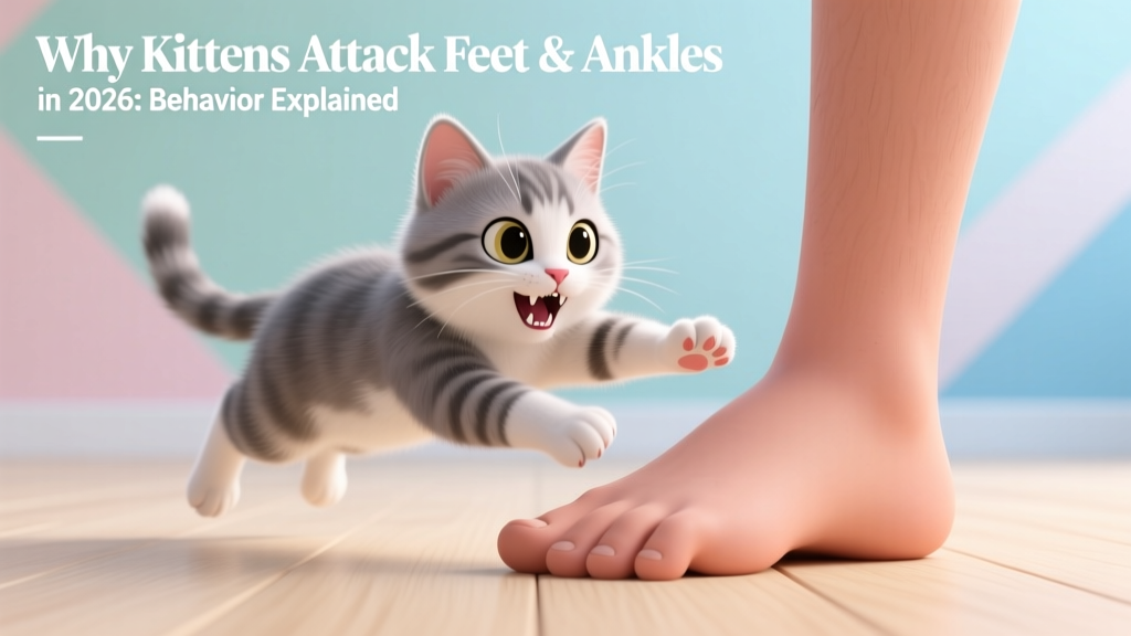 Why Kittens Attack Feet & Ankles in 2026: Behavior Explained