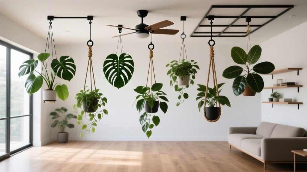 How to Hang Indoor Plants from Ceiling Without Drilling