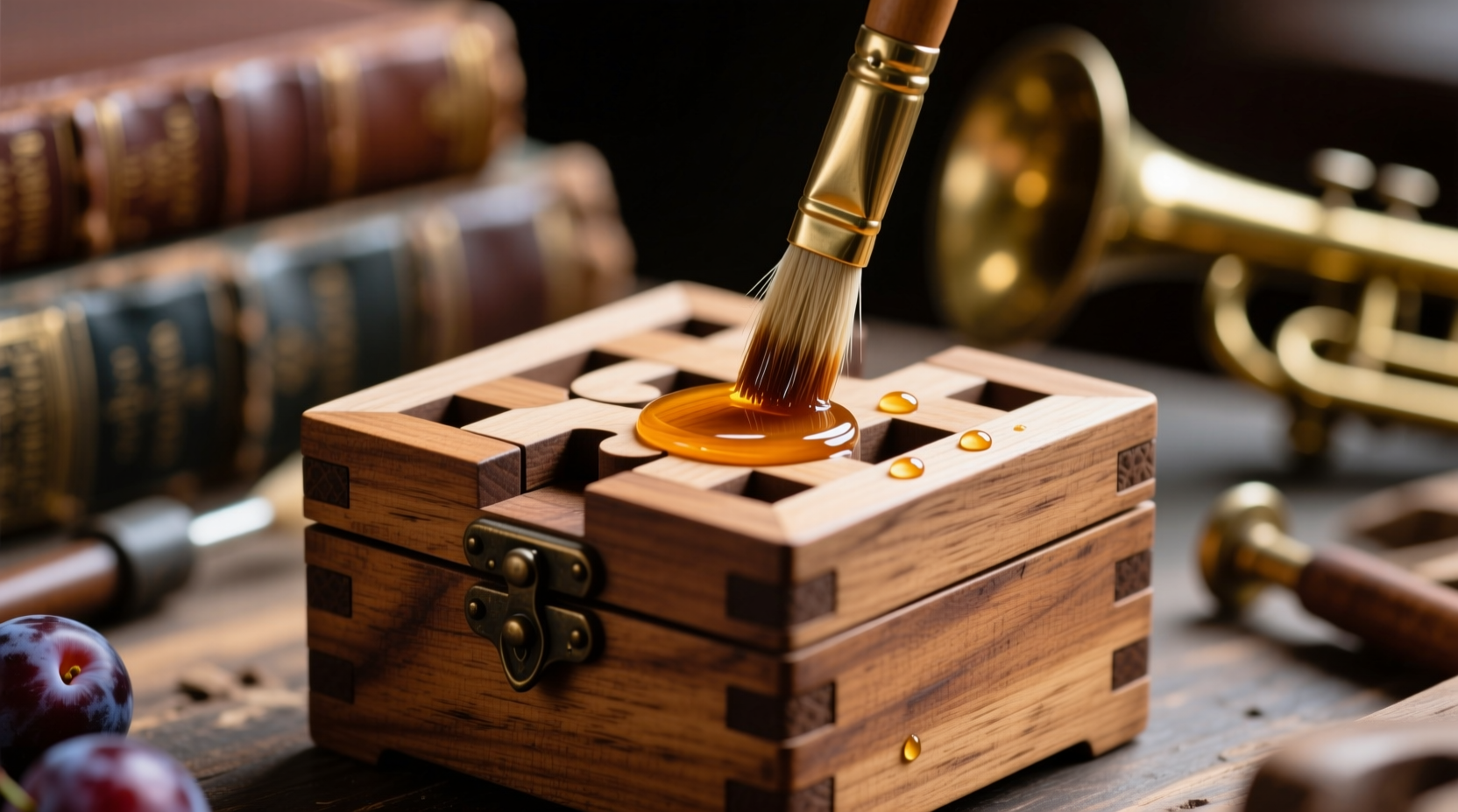eco friendly cleaning for wooden puzzle boxes