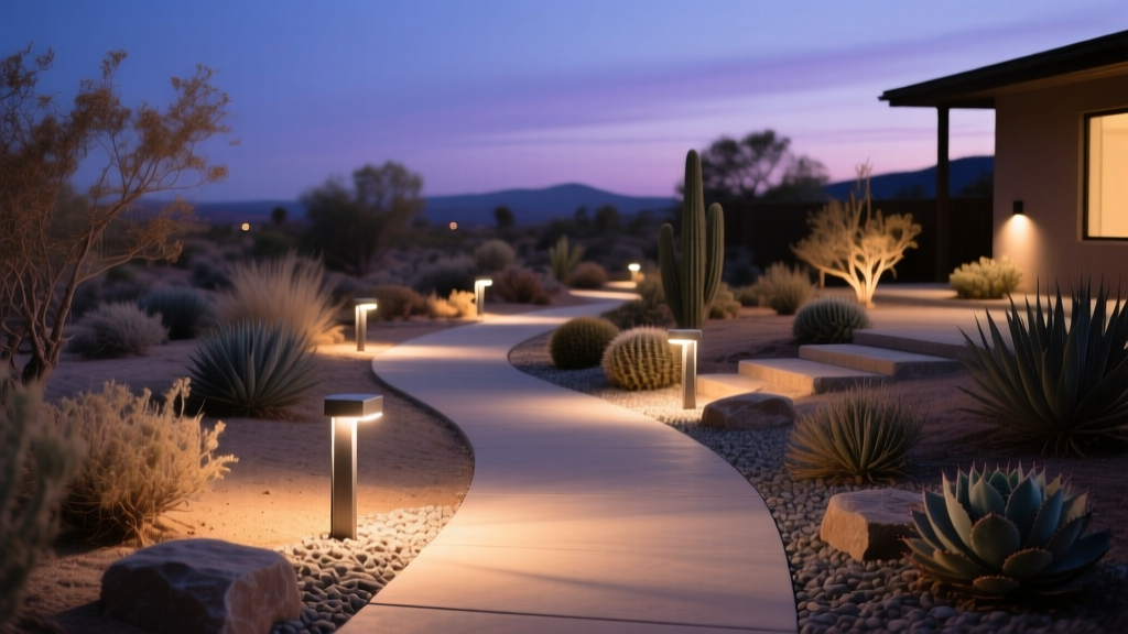 Xeriscape Landscape Lighting: Heat-Safe Fixtures