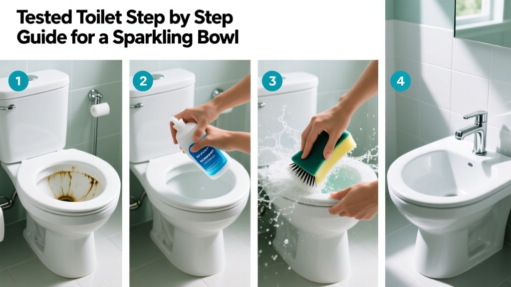 Tested Toilet Step by Step Guide for a Sparkling Bowl