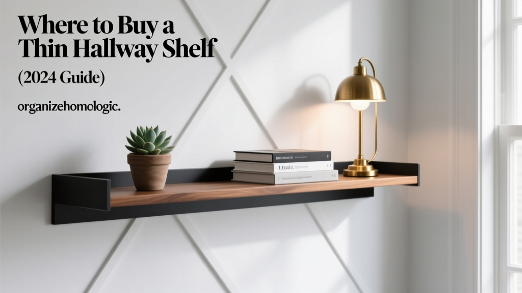Where to Buy a Thin Hallway Shelf (2024 Guide)
