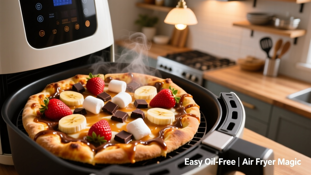 Dessert Pizza in Air Fryer: Crispy, Easy & Oil-Light