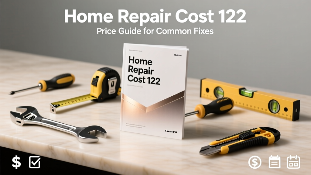 Home Repair Cost 122: Price Guide for Common Fixes