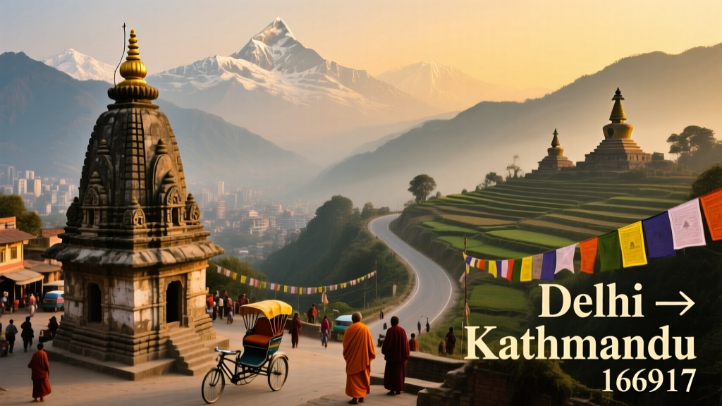 Real Delhi to Kathmandu: The Overland Route Beyond Tourist Trails — Route 166917 Field Report