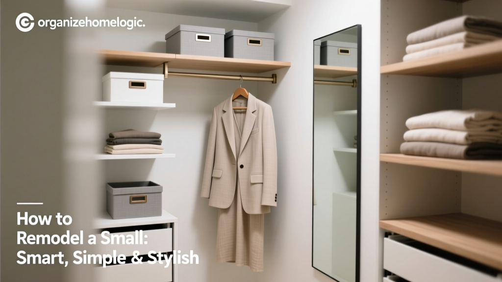 How to Remodel a Small Closet: Smart, Simple & Stylish