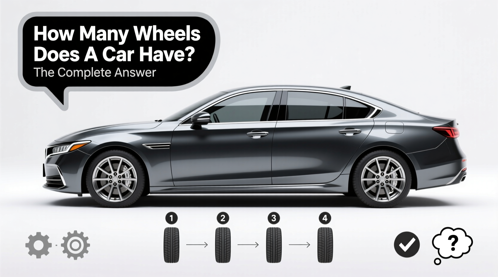 how many wheels does a car have