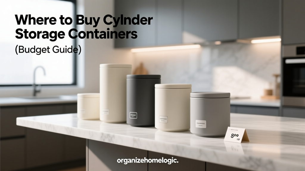 Where to Buy Cylinder Storage Containers (Budget Guide)