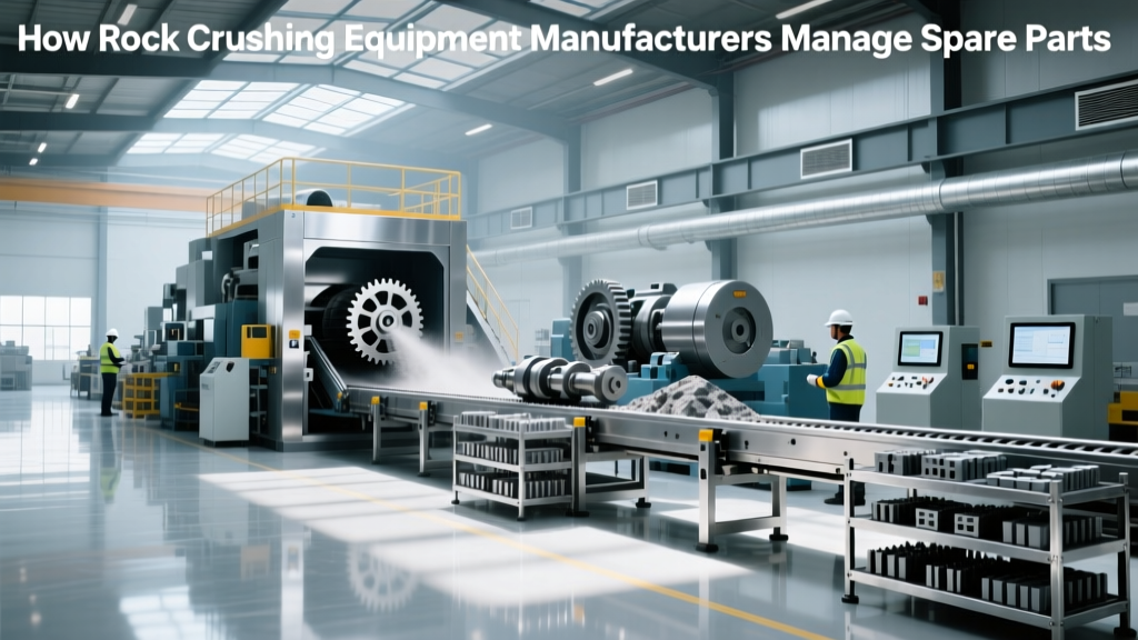 How Rock Crushing Equipment Manufacturers Manage Spare Parts
