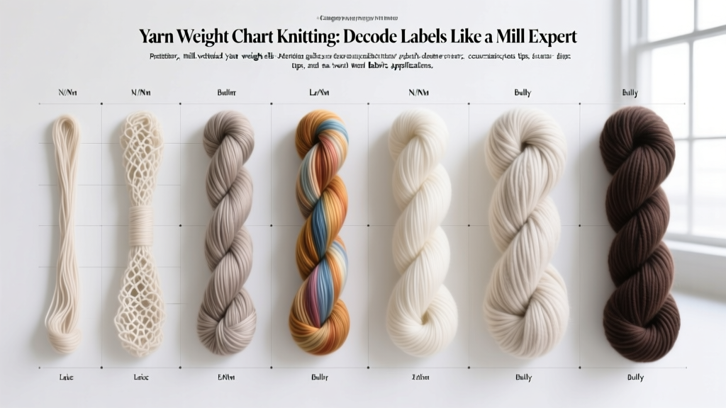 Yarn Weight Chart Knitting: Decode Labels Like a Mill Expert