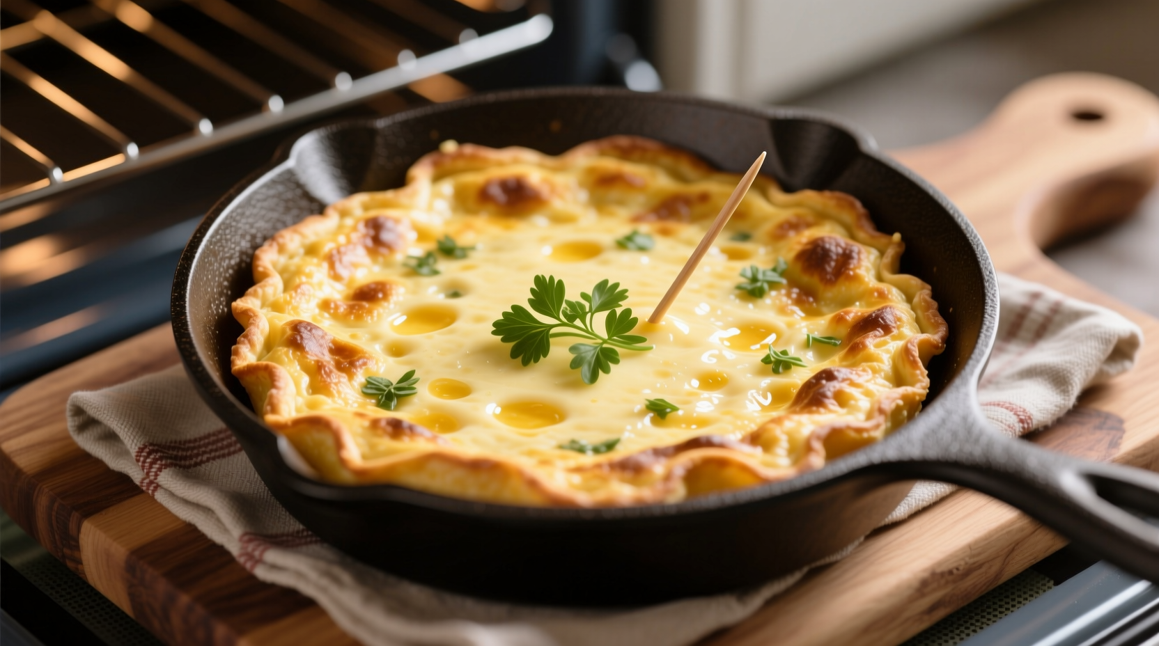 how long to cook frittata in oven at 350