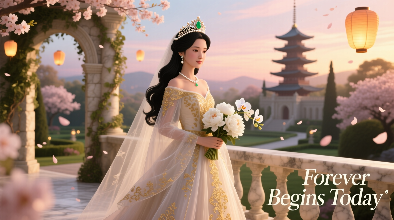 Princess Wedding Style: Sparkle Without the Tiara