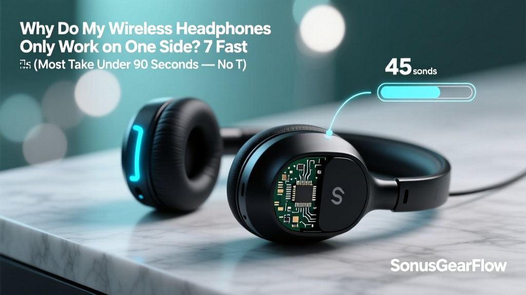 Why Do Wireless Headphones Work on One Side? (2026)