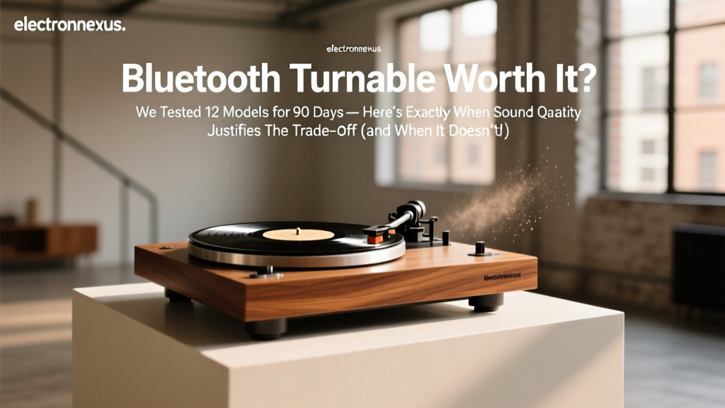 Bluetooth Turntable Worth It? We Tested 12 Models for 90 Days — Here’s Exactly When Sound Quality Justifies the Trade-Off (and When It Doesn’t)