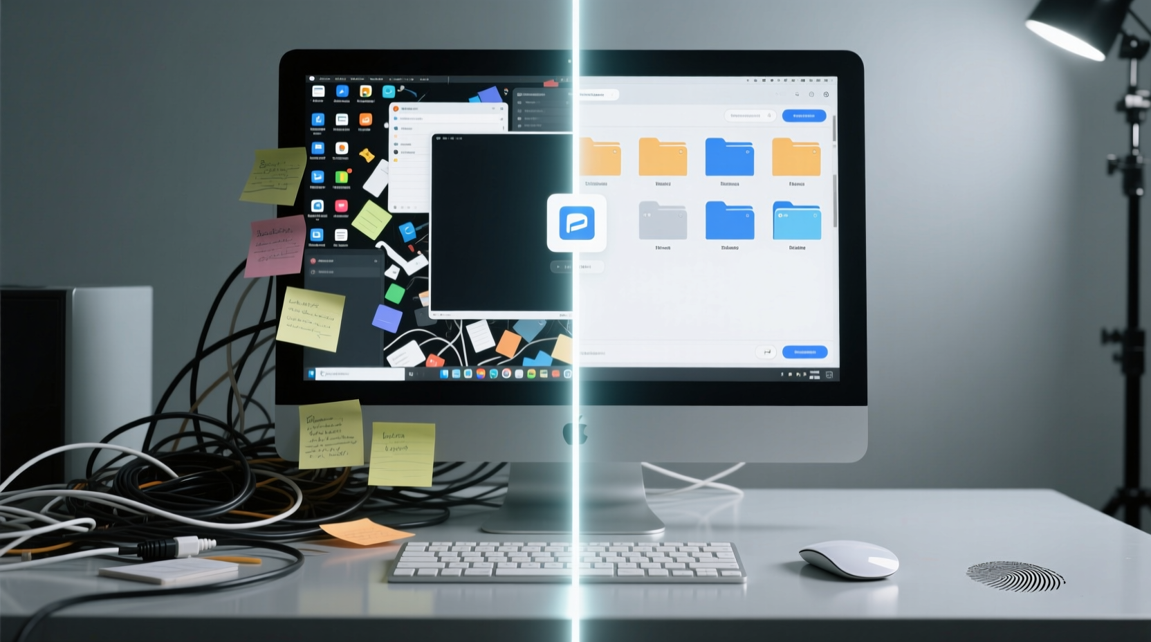get messy computer desktop organized once and for all