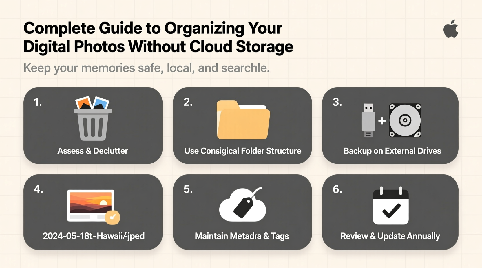 complete guide to organizing your digital photos without cloud storage