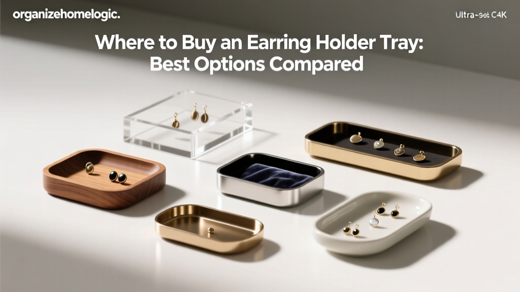 Where to Buy an Earring Holder Tray: Best Options Compared