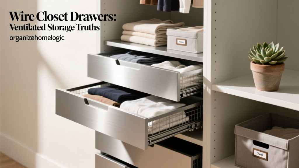 Wire Closet Drawers: Ventilated Storage Truths