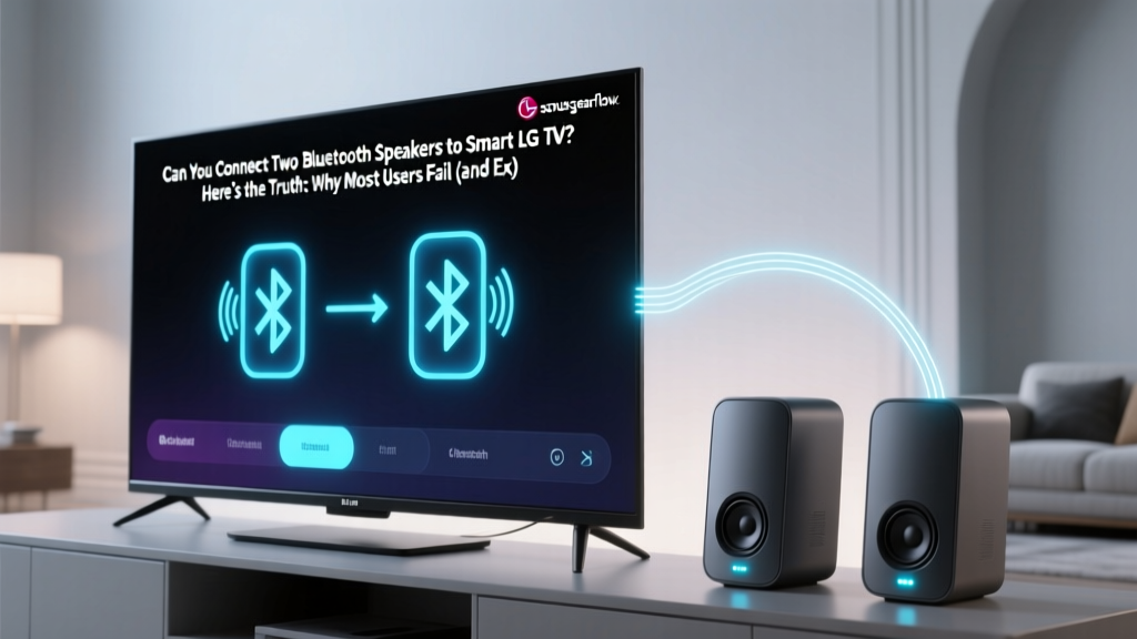 Can You Connect Two Bluetooth Speakers to LG TV?
