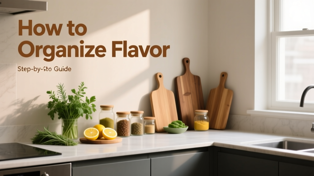 Organize Flavor: A Chef's System for Balanced Dishes