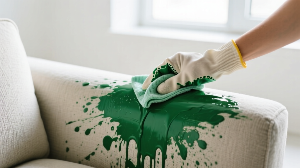 Easy & Tested: How to Get Paint Out of Couch Fast