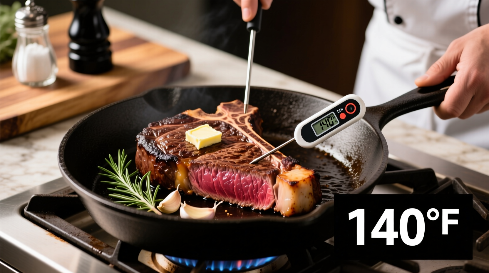 how to cook medium well steak on stove