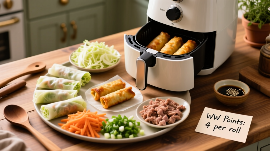 Weight Watchers Points for Air Fryer Egg Rolls