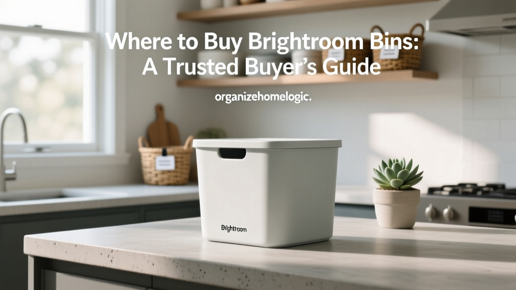 Where to Buy Brightroom Bins: A Trusted Buyer’s Guide