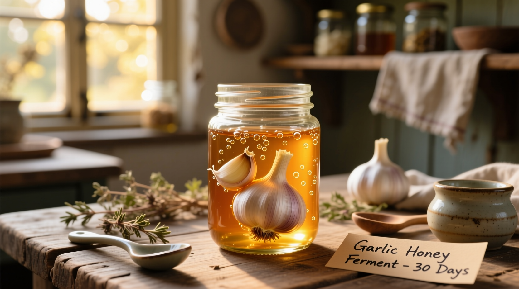 Garlic Honey Ferment: Complete Preparation & Usage Guide