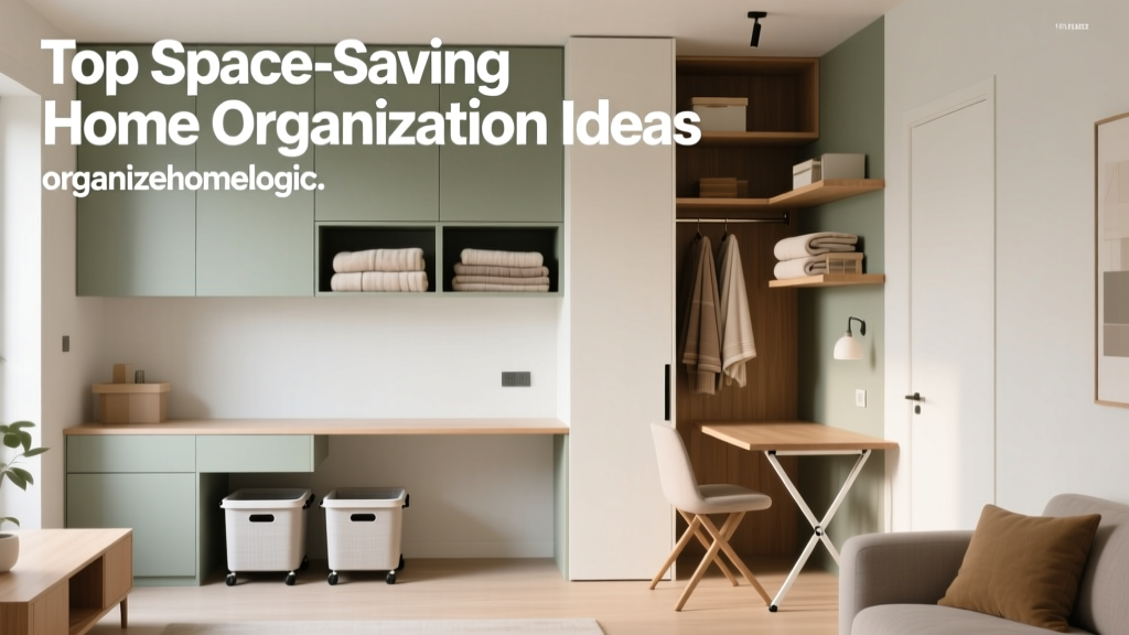 Top Space-Saving Home Organization Ideas
