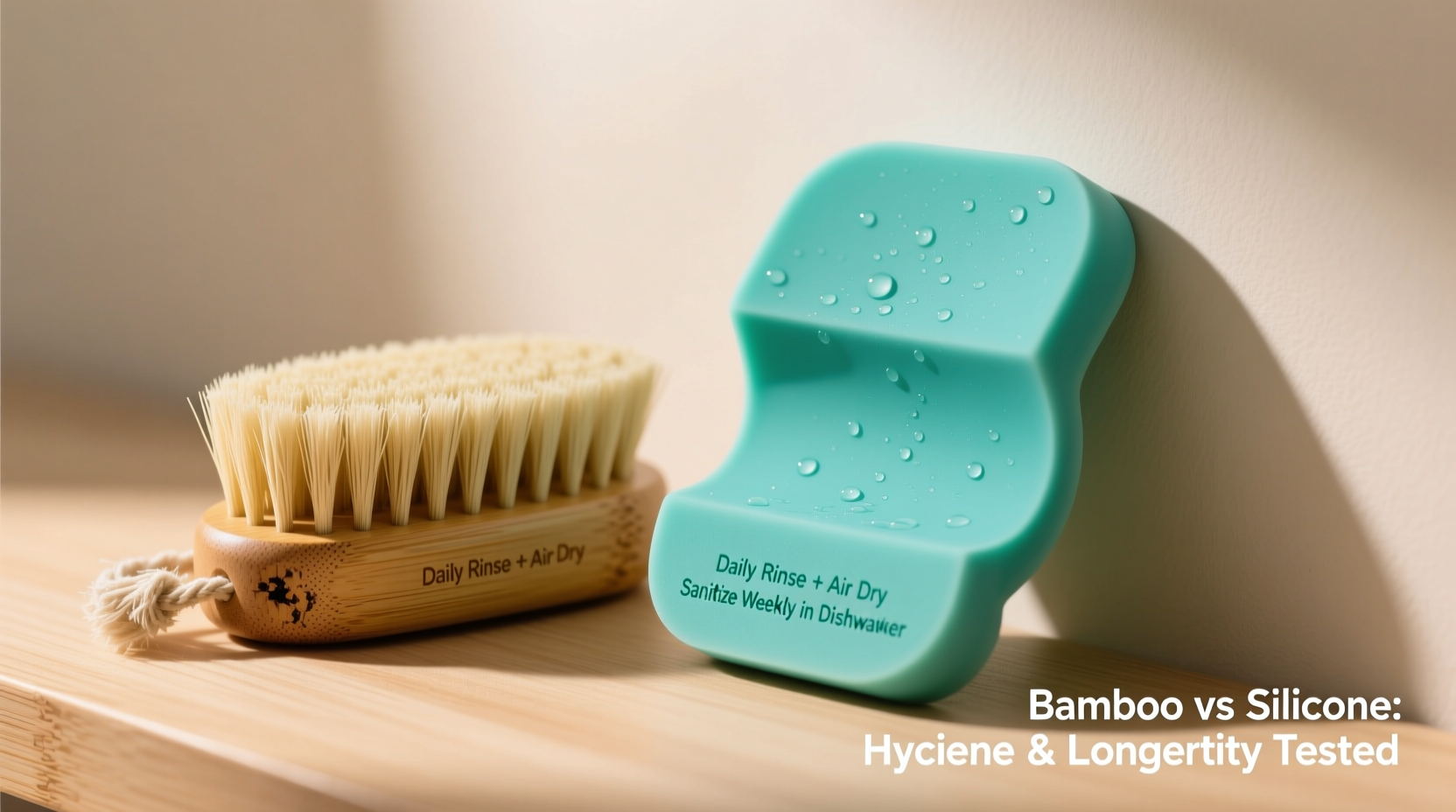 bamboo vs silicone scrub tools which lasts longer stays cleaner
