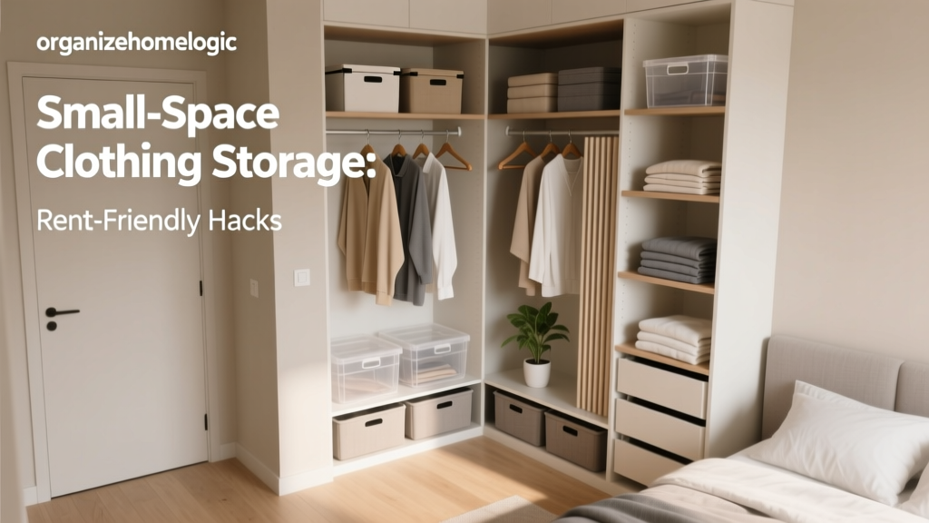 Small-Space Clothing Storage: Rent-Friendly Hacks