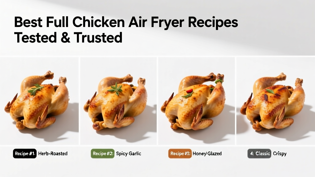 Best Full Chicken Air Fryer Recipes (Tested & Trusted)