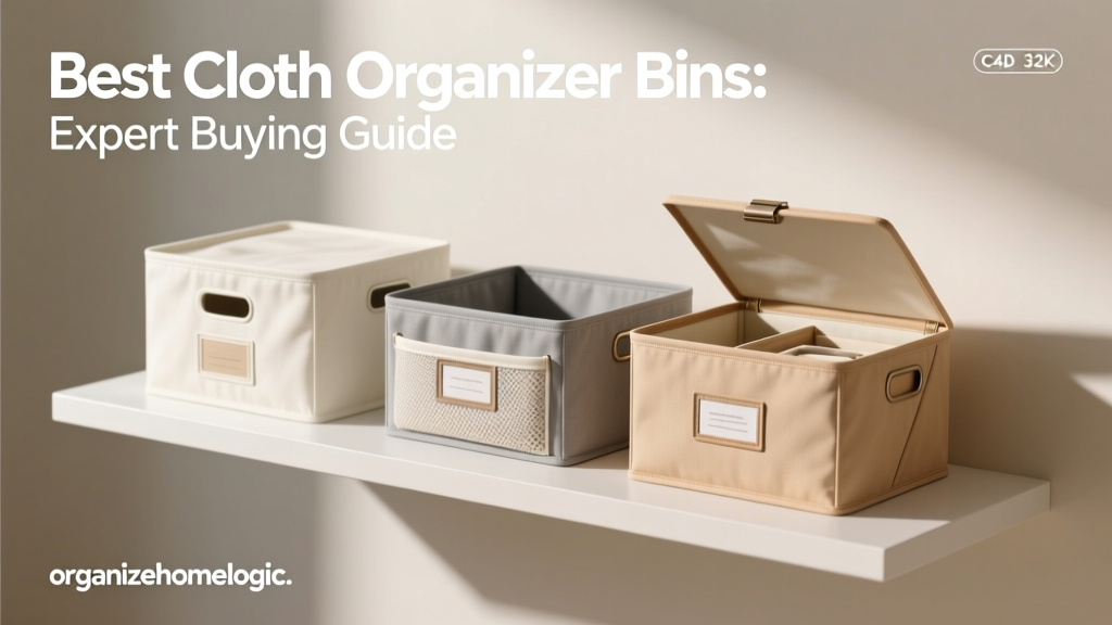 Best Cloth Organizer Bins: Expert Buying Guide
