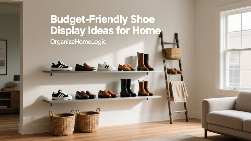 Budget-Friendly Shoe Display Ideas for Home