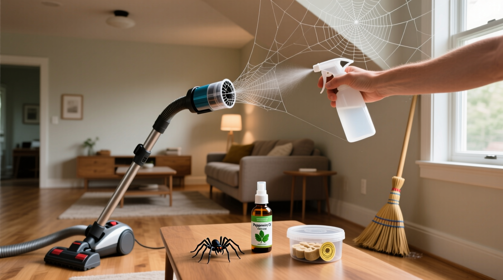 how to get rid of spiders