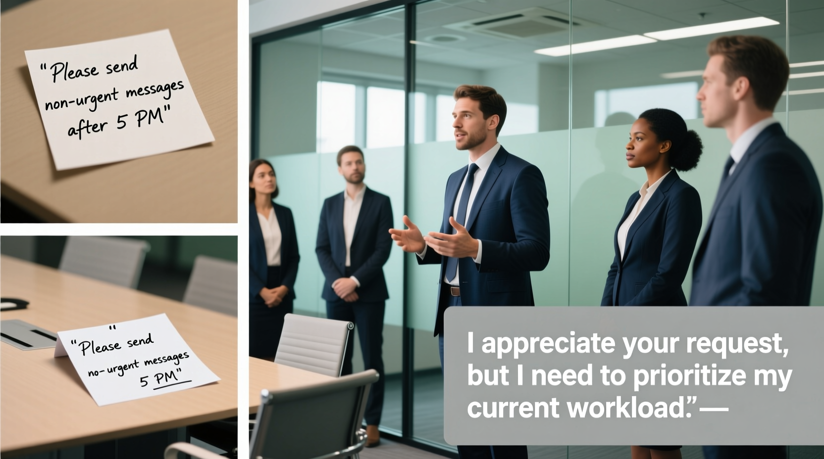 how to set boundaries at work without sounding rude practical scripts