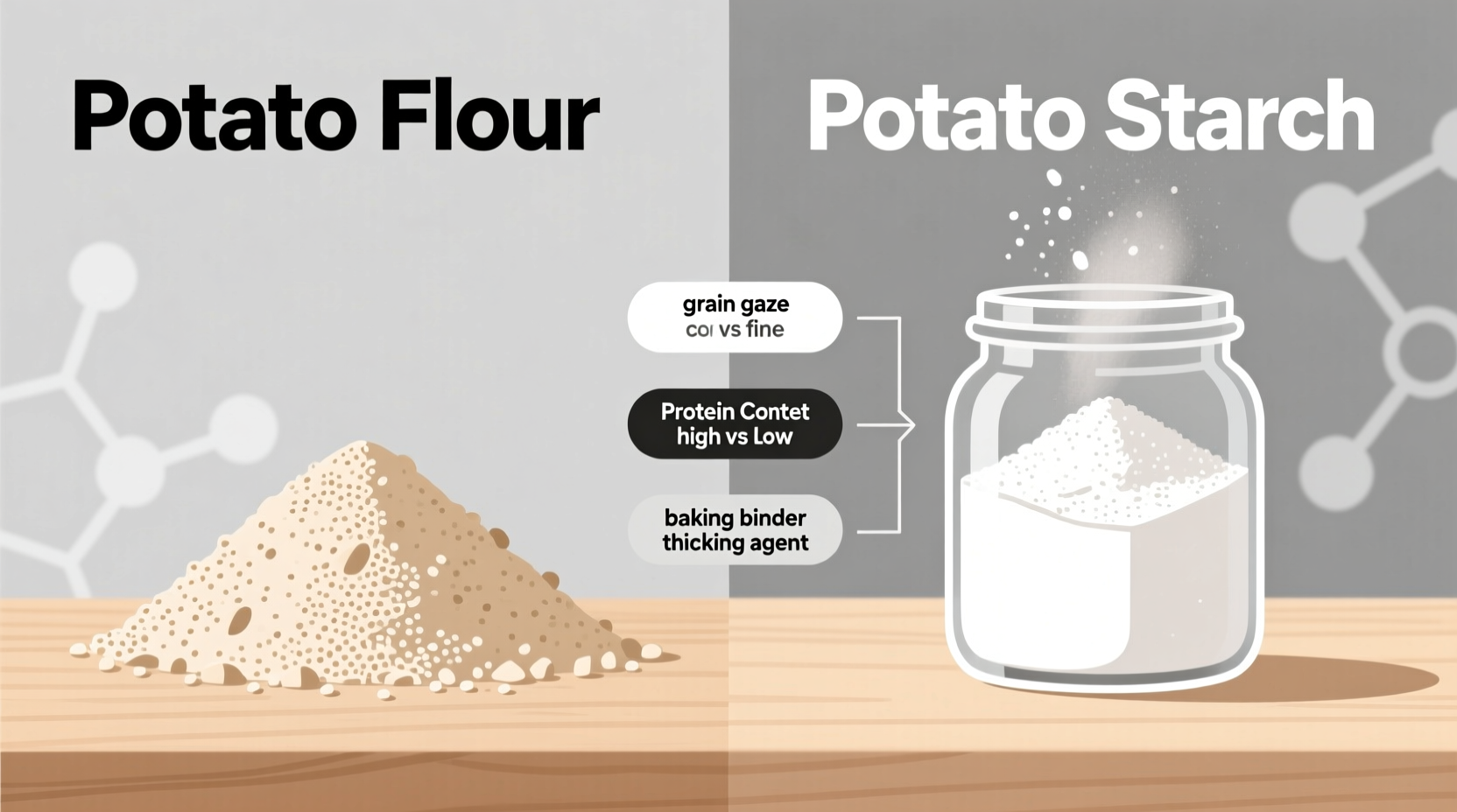 Potato Flour vs Potato Starch: Key Differences & When to Use