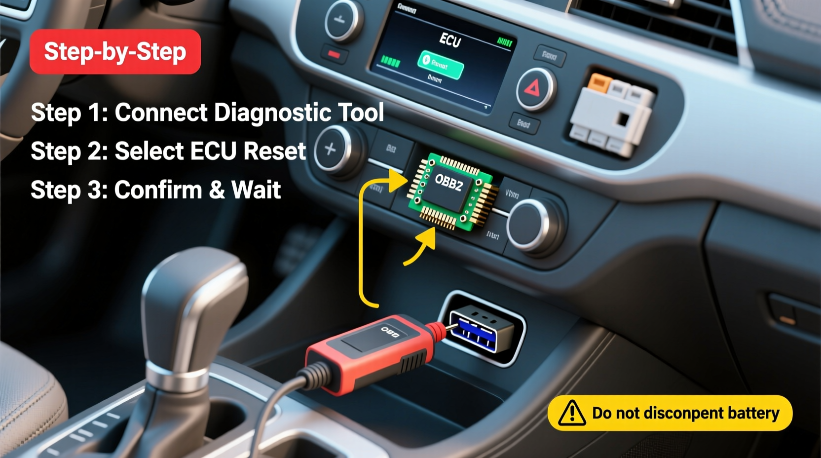 how to reset car computer without disconnecting battery