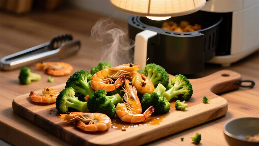 Air Fryer Shrimp & Broccoli: Crispy, Tender & Oil-Free