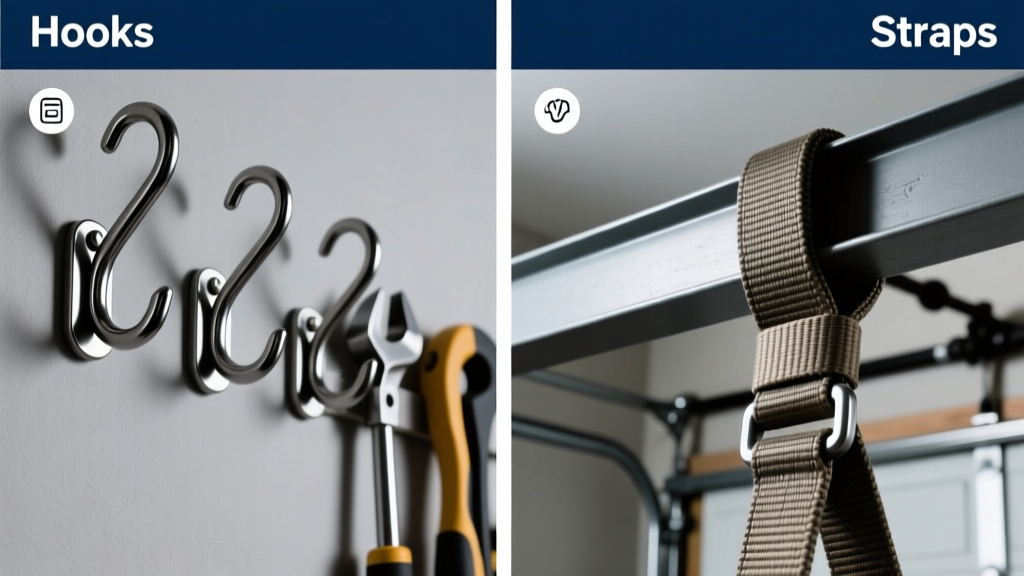 Hooks vs Straps: Which Holds Better for Home & Garage?