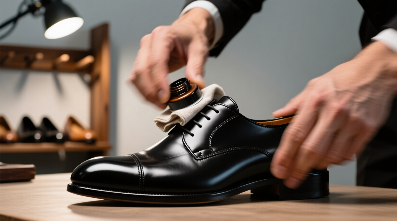the fastest way to shine your shoes