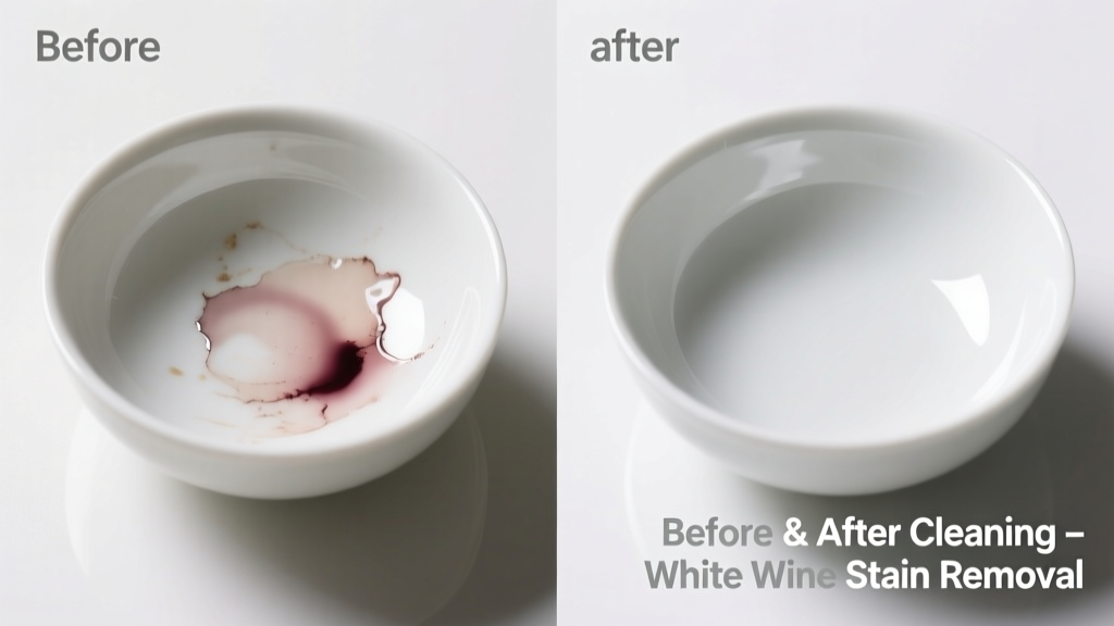 How to Remove White Wine from Porcelain Surfaces